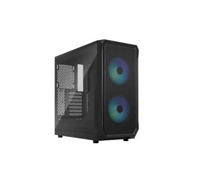 ^Fractal Design Focus 2 RGB - Black TG Clear Tint korpusi 1