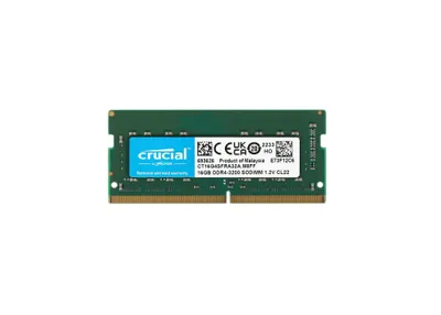 Noutbuk uchun SO-DIMM DDR4 16Gb Crucial 3200MHz tezkor xotirasi 1