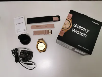 Samsung Galaxy Watch 42mm aqlli soati (original, to‘liq to‘plam) 1
