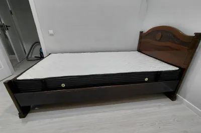 Кровать 120х200 деревянная 1