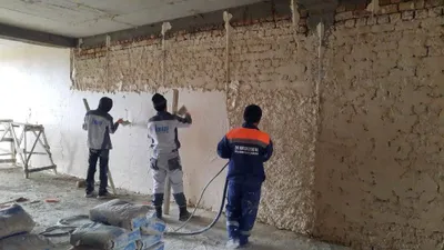 Rotband sepamiz, штукатурка машиной, tez va sifatli suvoq 1