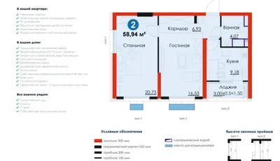 Класс "Business" 2 - комнатная квартира 1