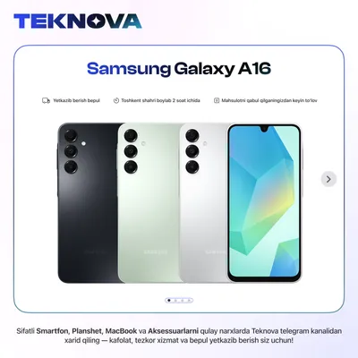 Samsung Galaxy A16 / Yetkazib berish bepul! 1