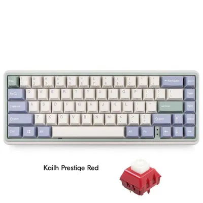 Varmilo Minilo VXT67 Eucalyptus Kailh Prestige Red klaviaturasi 1