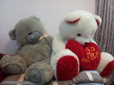 Продам плюшевого мишку и белого медведя за 1 млн. Идеальное состояние.