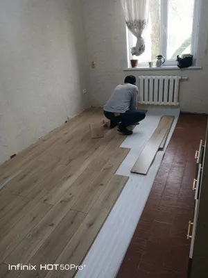(Арзон) Укладка половой ламинат 1