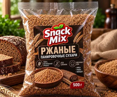 Панировочные сухари ржаные