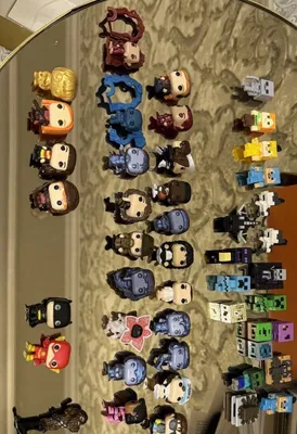 Stranger things, Minecraft, Harry potter Kinder joy фигурки 1
