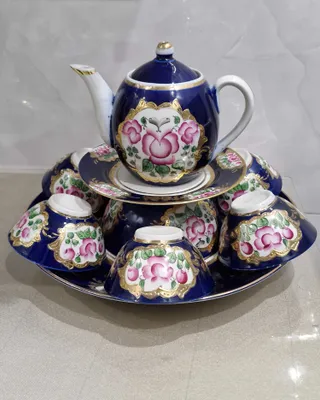 Новый чайный сервиз Дворцовый (Ташкентский фарфор, ТФЗ)