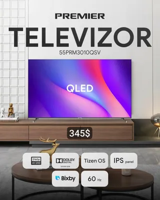 Televizor 55 smart TIZEN/PREMIER/IPS/смарт