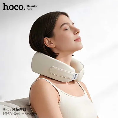 Hoco HP53 U-образная подушка массажёр для шеи с подогревом memory foam 1