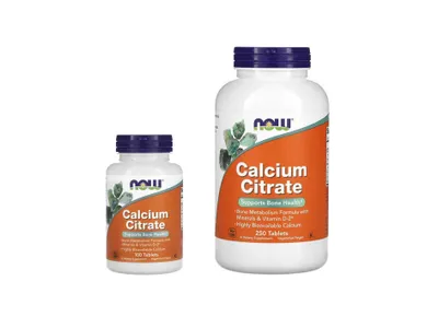 NOW Foods Calcium Citrate, kalsiy sitrati 1