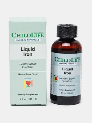 ChildLife Clinicals, Liquid Iron, suyuq temir, 118 ml 1