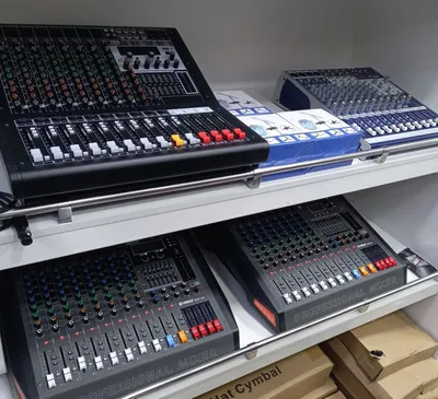 ALTO SAR YAMAHA BEHRINGER mikserlari, kuchaytirgichlar va faol kolonkalarni ta’mirlash