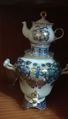 Форфорный самавар Коростень 1