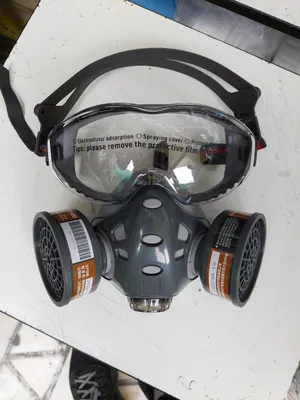 Ko‘zoynakli ko‘p martalik respirator niqob, ulgurji 1
