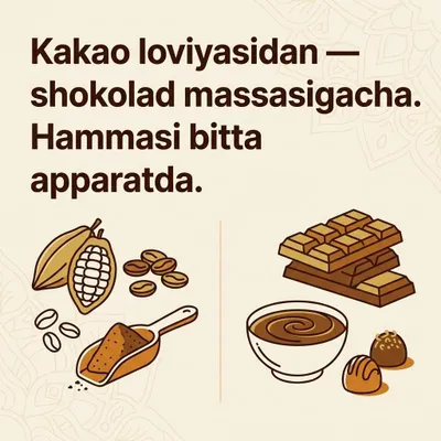 Santha 11 — shokolad va bean-to-bar uchun melanjer 1
