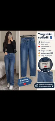 Jensi shim turkiya Enimon brend holat ideal