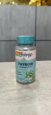 Solaray Thyroid Blend SP-26, 100 ta vegetarian kapsula