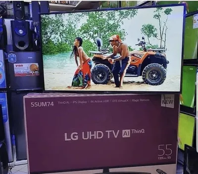 LG 55 dyuymli Smart TV televizorlari, ombordan super chegirma, yetkazib berish bepul