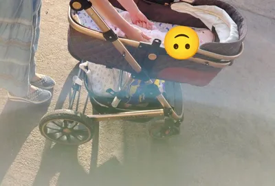 Yangi bolalar aravachasi, ikki oycha foydalanilgan 1