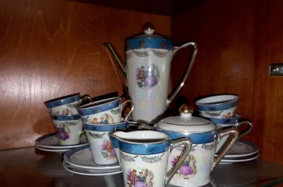 Yapon choy/qahva servisi «Madonna» (vintage, chinni) 1