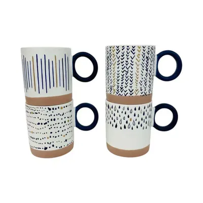 Керамические кружки, набор из 4 шт. 1