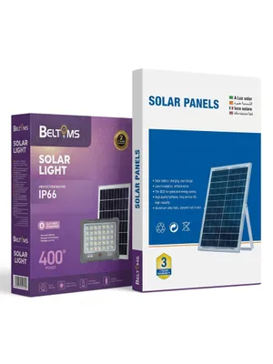 Beltoms 400W Quyosh chirog'i (Solar Light) pultli