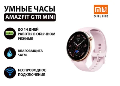 Original Amazfit GTR Mini aqlli soati (EU, pushti), global versiya 1