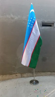 Флаг 220 см на 110 см, стойка 3 метра 1