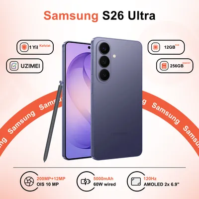 Samsung S26 Ultra Yengi 1 Yil Rasmiy Kafolat Bilan 1