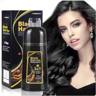 Soch bo'yoqli shampun MEIDU Black Hair Dye 500 ml 1