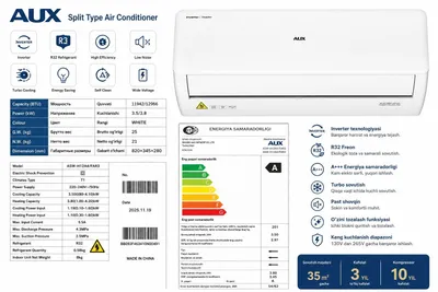 Кондиционер 12 INVERTER+/AUX/кондиционер