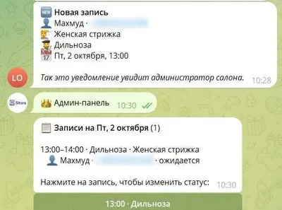 Telegram-bot: do'kon va kafe uchun buyurtma qabul qilish 1