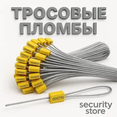 Пломба Тросовая  Номерная  Россия