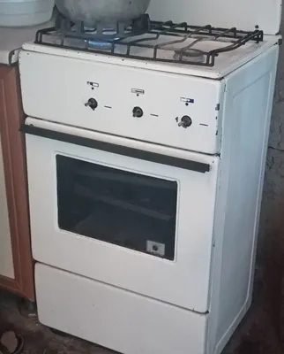 Gaz plitasi, sovet ishlab chiqarishi, ish holatida