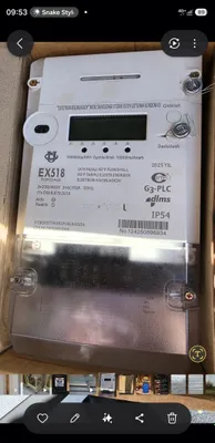 3 fazali elektr energiyasi hisoblagichi | EX518 380V 5A | PLC-modem 1