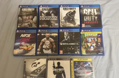 PS5, PS4, PS3 disklari — ideal holatdagi ishlatilgan 1