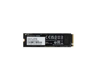 - Твердотельный накопитель SSD M.2 1TB Gigabyte AORUS Gen4 7300 NVMe 1