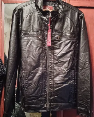 Куртки из кожзама одна новая, другая мало б/у 1