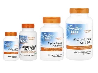 Doctor's Best Alpha Lipoic Acid, Doctor's Best alfa-lipoik kislotasi 1