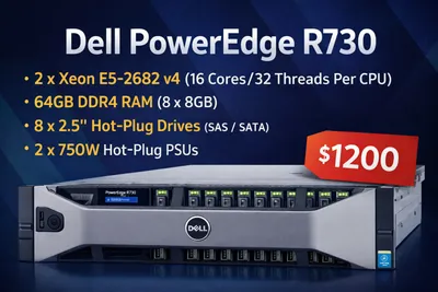 Сервер Dell PowerEdge R730