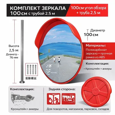 Зеркало обзора для парковки автомобиля