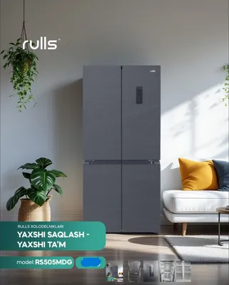 музлатгич ва совутгич Холодильник RULLS 505л склад 1