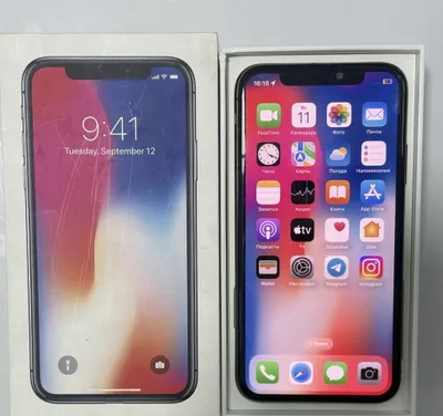 Iphone X Space Gray 64 gb LL/A 1