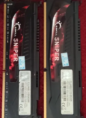 2x4gb G.skill sniper DDR3-2400 1
