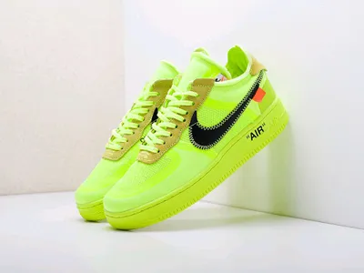 Кроссовки Nike Air Force 1 Low x Off White 'Volt' 1