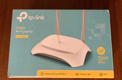 Wi-Fi роутер TP-Link TL-WR840N N300 в коробке 1