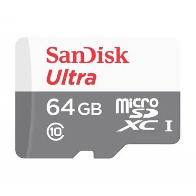 SanDisk Ultra microSDHC 64GB Class 10 xotira kartasi