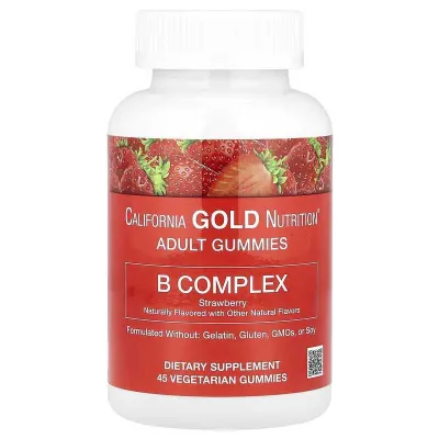California Gold Комплекс витаминов группы B B Complex 45 таблеток 1
